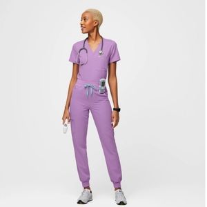 🆕️Figs Lilac Dawn Zamora High Waisted Jogger Scrub Pants size Small